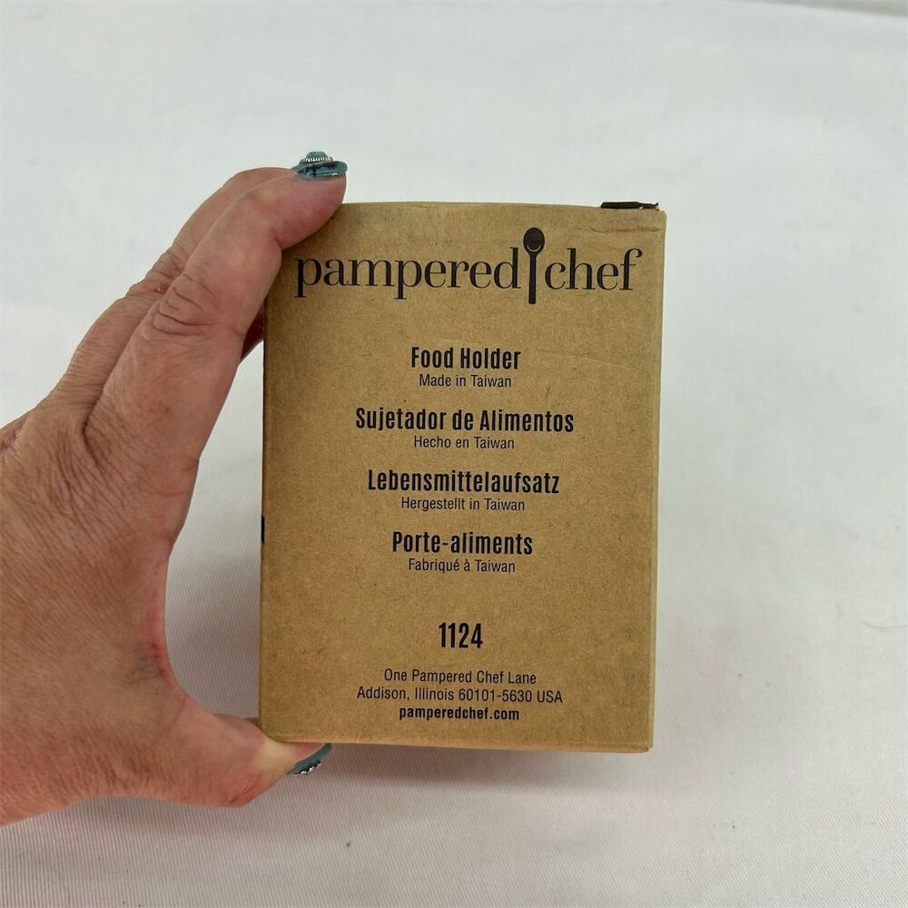 Pampered Chef Black Food Holder Kitchen Tool 1124 New